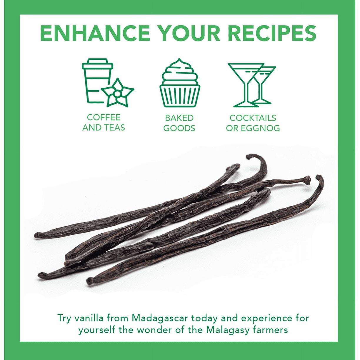 Slofoodgroup Extract Grade B Madagascar Vanilla Beans - 4 Ounces