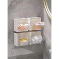 thumbnail image 1 of 10pcs multi piece isolation and dustproof flip storage box, simple hair clip/lipstick/rubber band/toothpick/makeup swab/transparent/hair film/battery/, 1 of 5