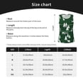 thumbnail image 5 of Gukieu Christmas tree green plaid Print Women's Quick-drying Fitness Vest, Round Neck Sleeveless Fitness T-shirt, Suitable for Yoga, Sports-Medium, 5 of 7