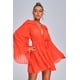 thumbnail image 1 of Minivestido plisado Dress Lizew para mujer, 100% poliéster, 1 of 6