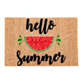 thumbnail image 2 of 24"x16" - Coir Door Mat with Heavy Duty Backing - Welcome Mats for Entryway, Porch - Anti-Slip PVC & Coconut Fiber Surface - Natural Home Accessories, Minimalist Original Design,Summer Theme, 2 of 5