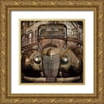 thumbnail image 1 of Sophie 6 26x26 Gold Ornate Wood Framed with Double Matting Museum Art Print Titled - Vintage New York Car, 1 of 4