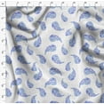thumbnail image 4 of Soimoi Cotton Cambric Blue Fabric By the Yard - 42 Inch Wide - Paisley Pattern Fabric - Botanical and Elegant Designs for Various Uses Printed Fabric, 4 of 6