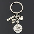thumbnail image 2 of Limei Big Heart to Teach Little Minds Car Key Ring Holder Keychain Teachers Day Gifts, Car Keychain Accessories for Women Men, 2 of 4