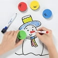 thumbnail image 4 of Mr. Pen- Mini Dry Erase Eraser, 24 Pack, Colorful, Round Magnetic Dry Eraser, 4 of 9