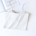 thumbnail image 3 of AherBiu Womens Crop Camisole Tank Top with Built in Bra Pajamas Tshirt Bras for Women Sleepwear Undershirts, 3 of 7