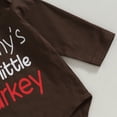 thumbnail image 5 of Okbabeha My First Thanksgiving Outfits Baby Boy Turkey Onesie Long Sleeve Romper+Turkey Pants Hat Newborn Infant Fall Clothes, 5 of 8