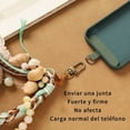 thumbnail image 4 of Natural fruta shell campana campana teléfono celular cadena planta semilla tejido a mano lanyards anti-pérdida colgante sen-set vintage bag colgante, 4 of 4