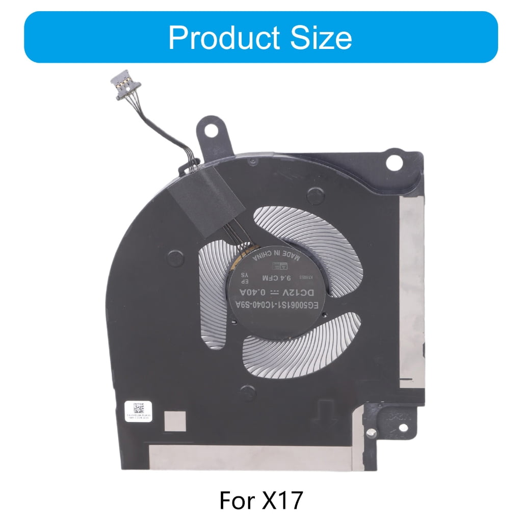 CPU GPU Fan Laptops Cooling Fan DC12V 4Pin 4wires Coolers Fan for R2 P48E Laptops Part