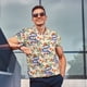 thumbnail image 4 of Fotbe Snake Camiseta Polo de Golf para Hombre con Estampado – Camisa Deportiva Transpirable con Cuello Abotonado-Medium, 4 of 6