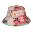 thumbnail image 1 of Fotbe Vintage Typewriter Floral Sombrero Tipo Pescador con Estampado – Sombrero de Sol de Algodón de Moda para Playa, Golf, Pesca, 1 of 6