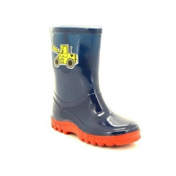 StormWells Boys Puddle Digger Rain Boots