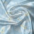 thumbnail image 5 of Ambesonne Winter Valance Pack of 2, Soft Stars, 54"X12", Pale Blue Yellow White, 5 of 5