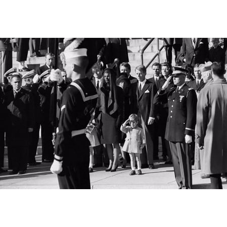Print On Metal John F Kennedy Jr Jfk Junior Funeral Salute Print