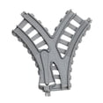 thumbnail image 1 of Modelo de vía de tren, conexión de riel, juguetes Montessori, conector de vía de tren para juego de ferrocarril, suministros de ferrocarril eléctrico Riel de riel bifurcado, 1 of 8