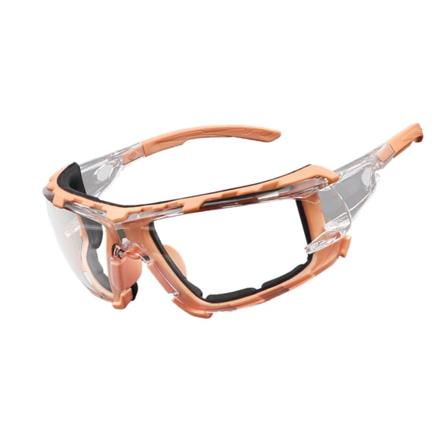 XASZHN Garden Protective Goggles Windproof Anti Dust Sand Fog Sun Shading Scratch Resistance for Labor Horticulture Orange_003 One Size