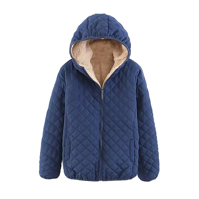 Puntoco Abrigo De Mujer Moda Casual Capucha Color Manga Larga Abrigo De Algodón Suelto Liquidación De Navidad Puntoco Puntoco-4469