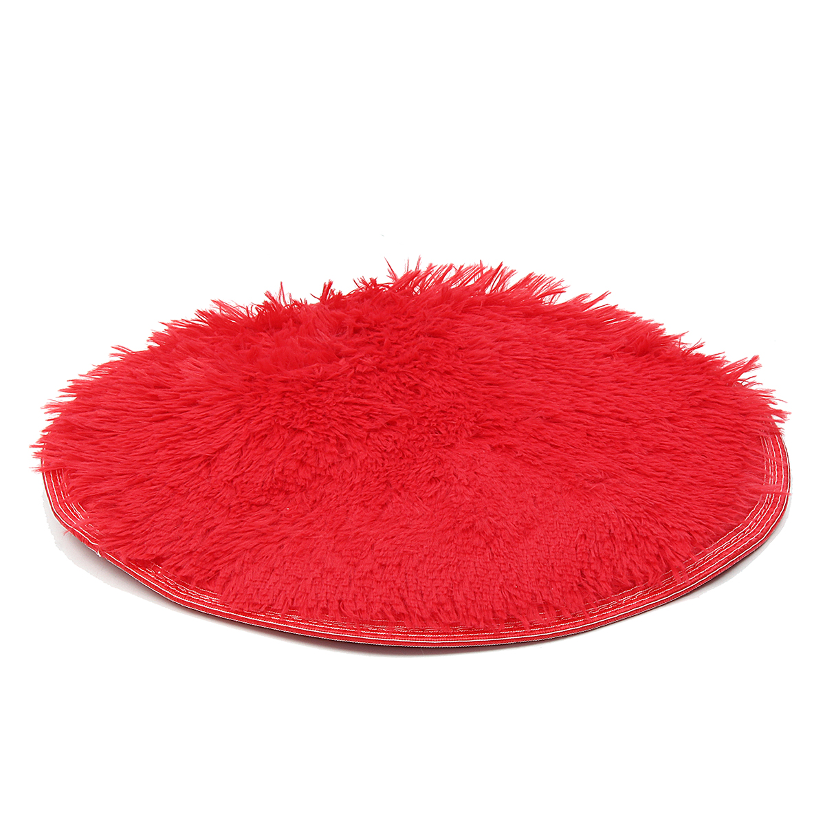 16" Round Soft Fluffy Floor Rug AntiSkid Shag Area Rug Shaggy Carpet