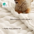 thumbnail image 3 of Manta Bedsure GentleSoft de Piel Sintética Esponjosa Talla Twin Color Crema, 3 of 9