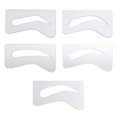thumbnail image 1 of Eyebrow Stencils for Microblading and Permanent Makeup Eyebrows Thick Thin Stencil Makeup Styles (Lush), 1 of 2