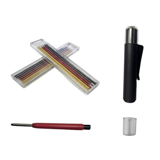 Lápiz de carpintero multifunción, marcadores de alcance profundo para pintar, dibujar y madera Estilo C