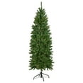 thumbnail image 2 of Northlight 12' Pencil White River Fir Artificial Christmas Tree, Clear Lights, 2 of 5