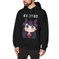 thumbnail image 1 of Anime Komi Sweat à Capuche Mode Garçon Pull Noir, 1 of 2