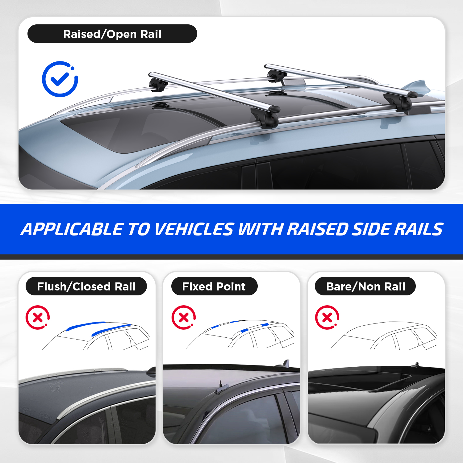 Ozark Trail Aluminum Universal Roof Load Bars photo 2