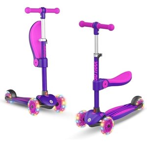 GOTRAX KS3 Three-Wheel Kids Scooter with Removable Seat
