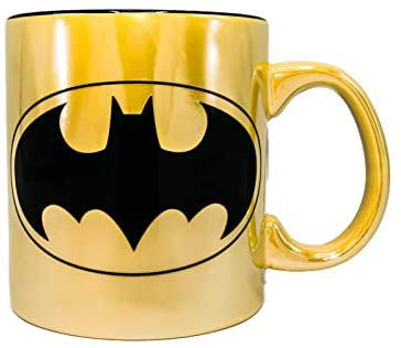 DC Comics BATMAN MUG Logo & Comic Strip Coffee Cup Classic Official Boxed Mug
