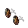 thumbnail image 2 of Eid Al Fitr Stylish Stainless Steel Men's Cufflinks for Shirts and Suits - for Formal Occasions, 2 of 6
