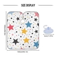 thumbnail image 4 of JSTEL Polka Dots Stars Waterproof Barber Cape for Men Women Beard Shaving Bib Apron Professional Hair Cutting Cloth, 65 x 55 inch, 4 of 6