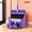 Purple, variant on Jiasling 3 in 1 Broom and Dustpan Set with Floor Brush Foldable Household Cleaning Tool Set, Pink