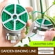thumbnail image 5 of Jardín Twist Tie Cuerda Recubierta Verde Reutilizable Con Cortador Robusto Plant Twist Tie Jardinería Vegetal Injerto Fixer Inevent TO004504-00, 5 of 7