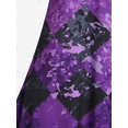 thumbnail image 4 of Vestido Talla Extra Estampado Moño Rosegal Vestidos casuales de talla grande, 4 of 5