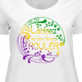 thumbnail image 4 of Inktastic Laissez Les Bon Temps Rouler Mardi Gras Women's Plus Size T-Shirt, 4 of 5