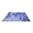 thumbnail image 2 of Ahgly Company Machine Washable Indoor Rectangle Abstract Blue Modern Area Rugs, 2' x 5', 2 of 4
