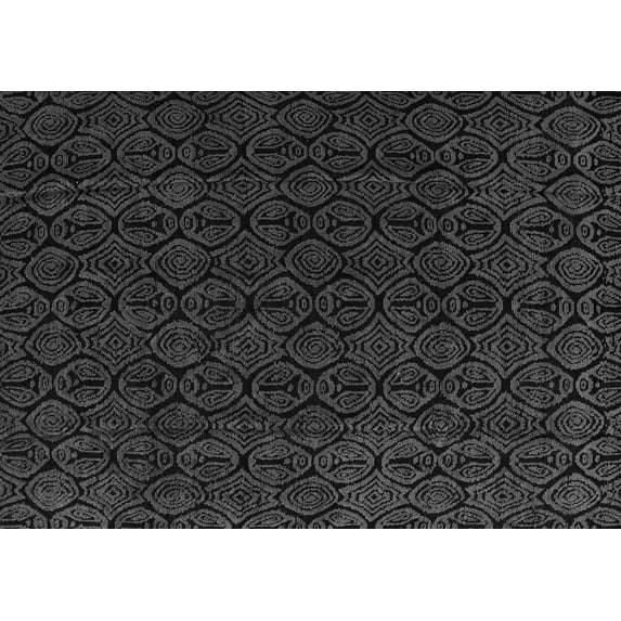 Ahgly Company Indoor Rectangle Abstract Gray Modern Area Rugs, 8' x 12'