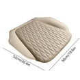 thumbnail image 3 of Tgbvmt Car Seat Cushion Breathable Perforated Leather 4-Season Seat Pad Durable Comfortable Support for All Year Use Red Gray Beige Provides Excellent Breathability and Easy Maintenance, 3 of 6