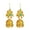 5, variant on Fashionable Indian Jhumka Earrings with Gold Plating Geometric Designs Party Decoration for Trendy Women Daily Use
