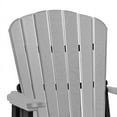 thumbnail image 4 of Furniture Classics Model 511LGB Fan Back Chair in Light Grey with a Black Base,, 4 of 6