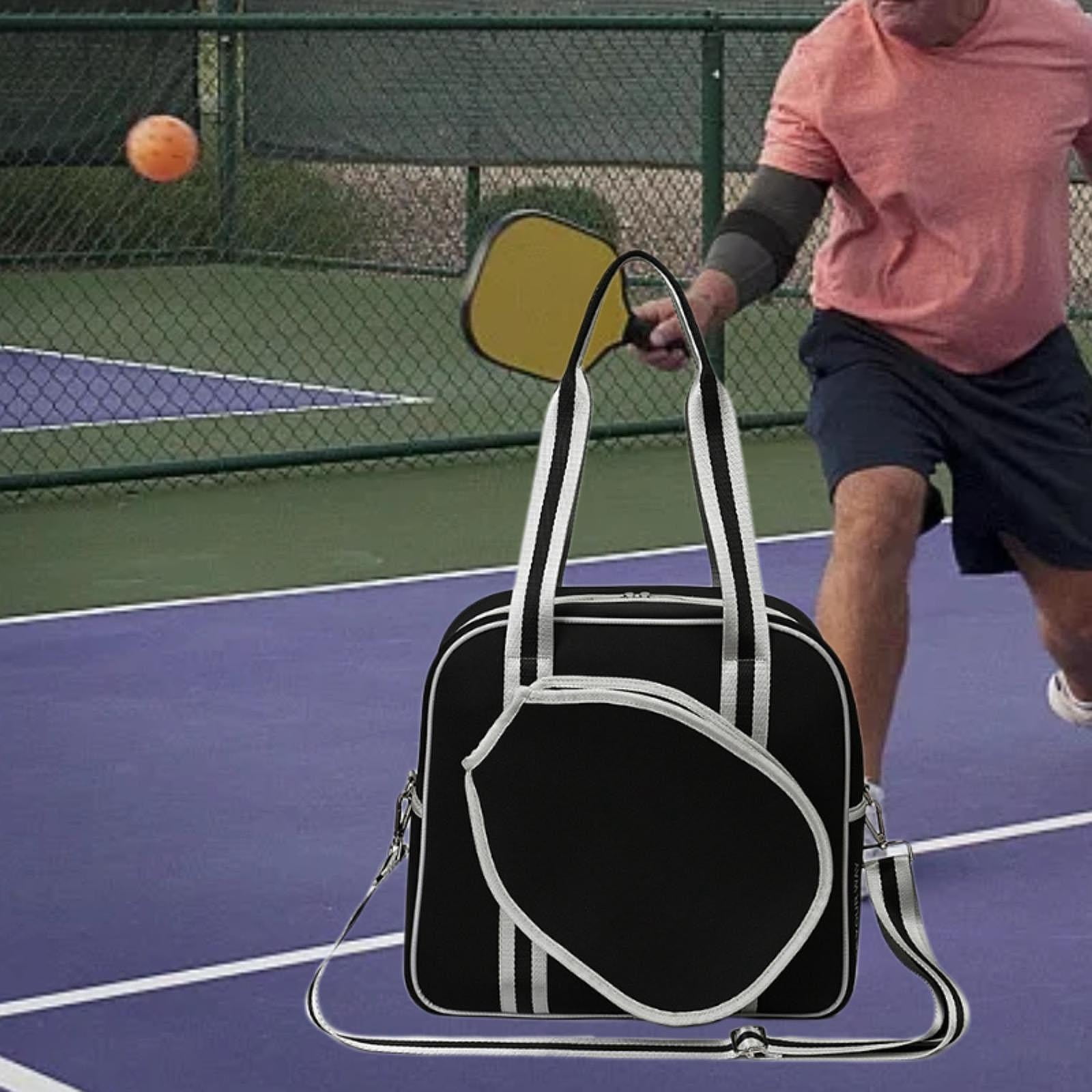 Baoblaze Tennis Bag Carrier Pickleball Racket Storage Duffle Bag Neoprene Tennis Tote
