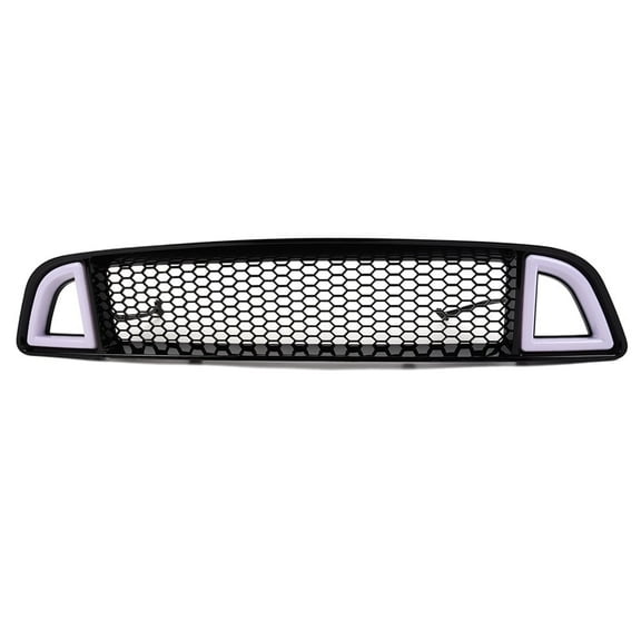 CROSSDESIGN Front Upper LED Grille Grill Fit for Ford Mustang 2013-2014