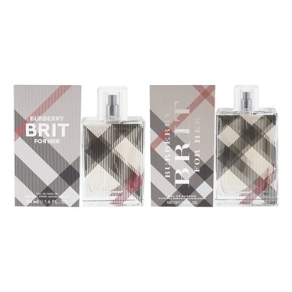 Burberry Brit For Her 2 Pc Kit - 3.3 oz EDP Spray, 1.6 oz EDP Spray
