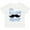 AA-White, variant on Inktastic I'm the Little Mister with Mustache Boys Toddler T-Shirt