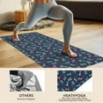 thumbnail image 4 of Cartoon Unicorn Pattern Hot Yoga Mat Towel Non Slip for Hot Yoga - Quick-Drying Yoga Mat Cover with 4 Corner Pockets with Travel Bag - Hot Yoga Towel Non Slip Grip Moisture Wicking Sweat 70"x26", 4 of 6