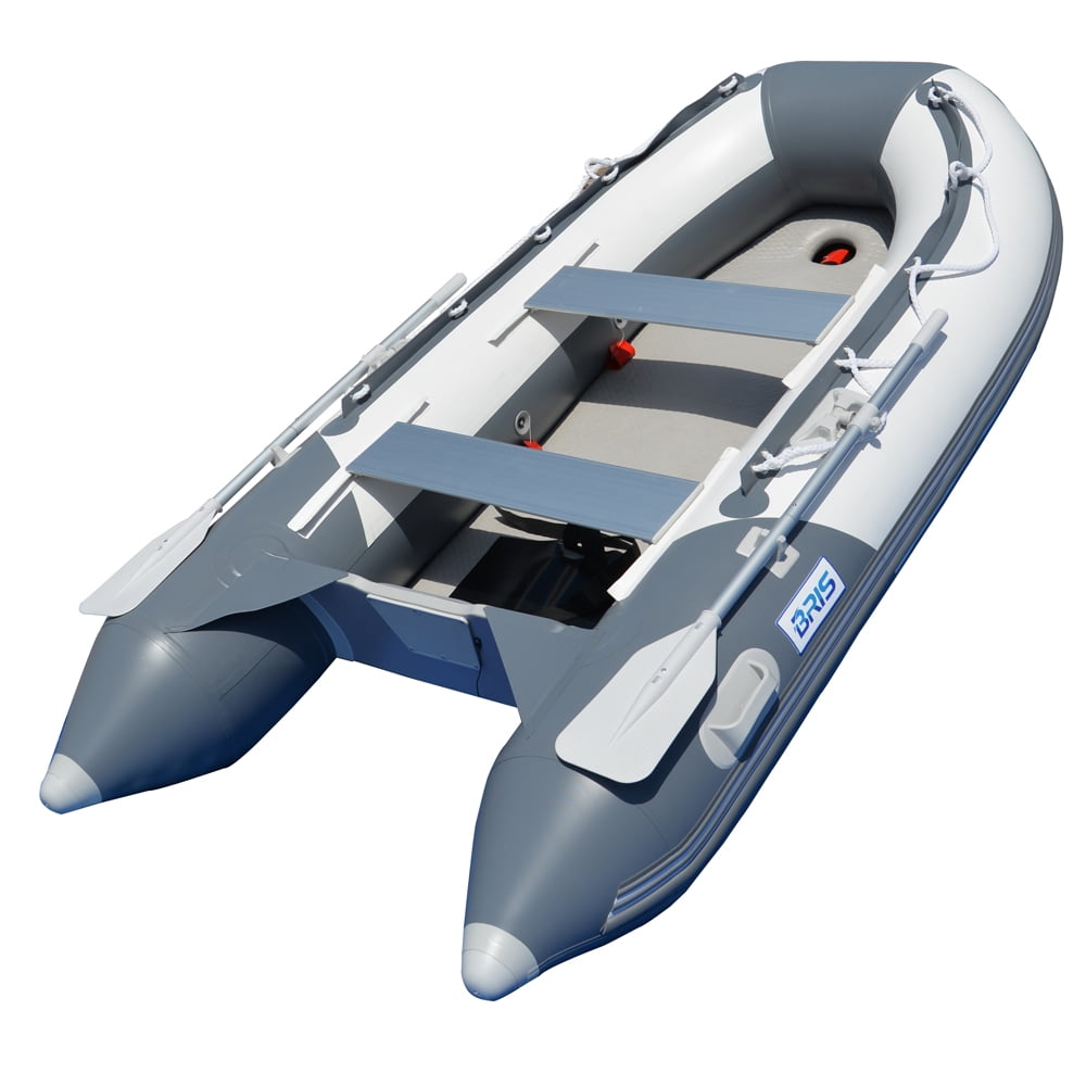 BRIS 10.8Ft Inflatable Boat Dinghy Raft Tender with Air floor