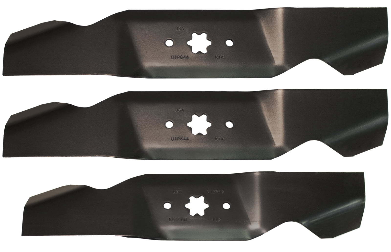 3 USA Mower Blades MTD® 742-0543 942-0543 742-0542 942-0542 46" Deck