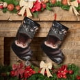 thumbnail image 6 of Lsque Playful Baby Hippo Splash Pattern 18 Inch Christmas Stockings, Festive Holiday Stocking for Christmas Decorations Holiday Decor, 6 of 8