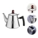 thumbnail image 3 of Tetera de acero inoxidable de fondo plano para cocina de inducción (1,2 l, plateada), 3 of 5